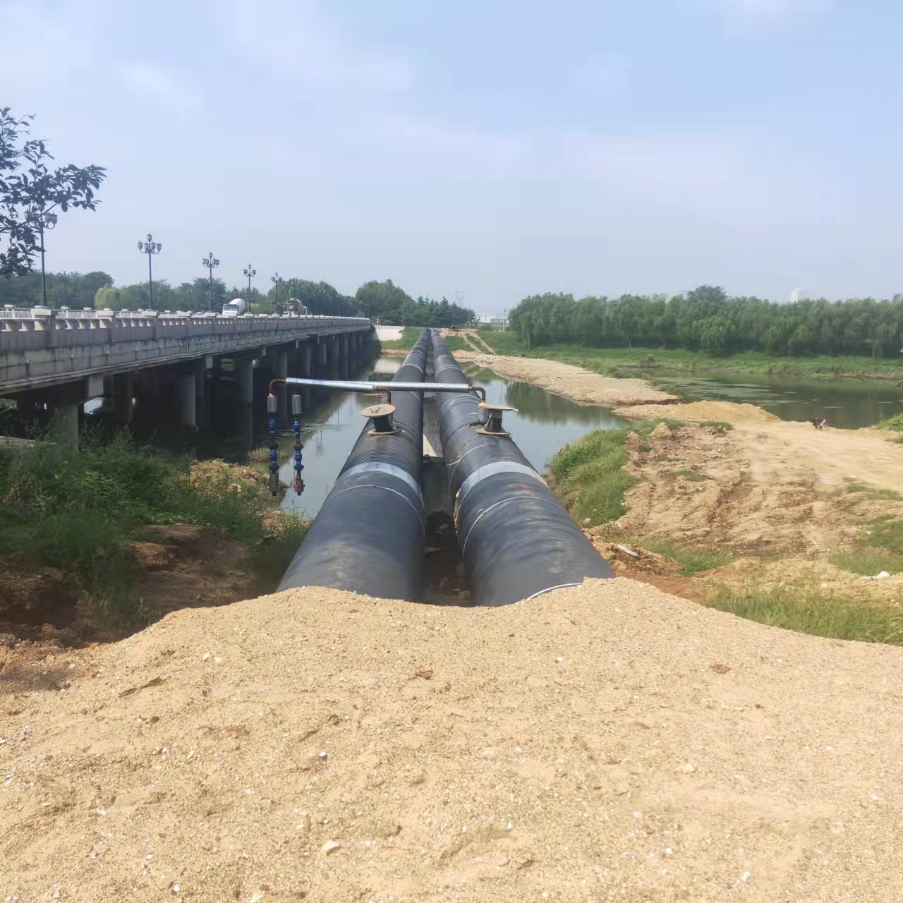 漯河西气东输管道施工输油管道清洗